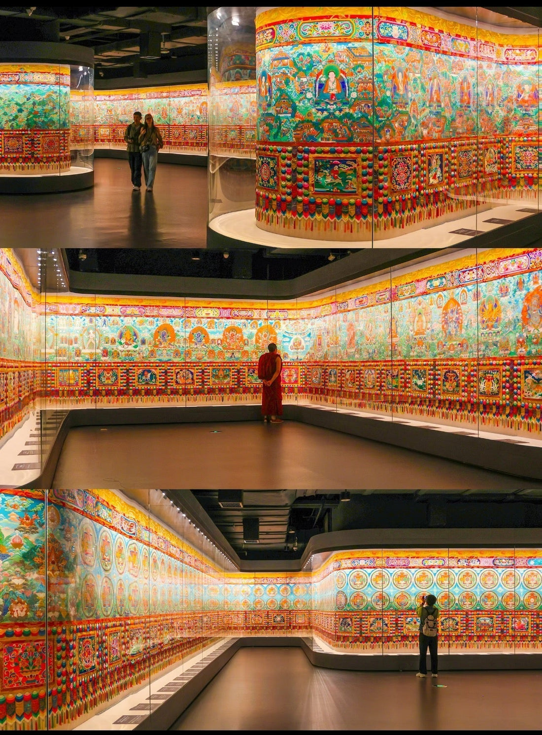 The World’s Longest Thangka: The 618m Guinness World Record Masterpiece at Qinghai Tibetan Culture Museum