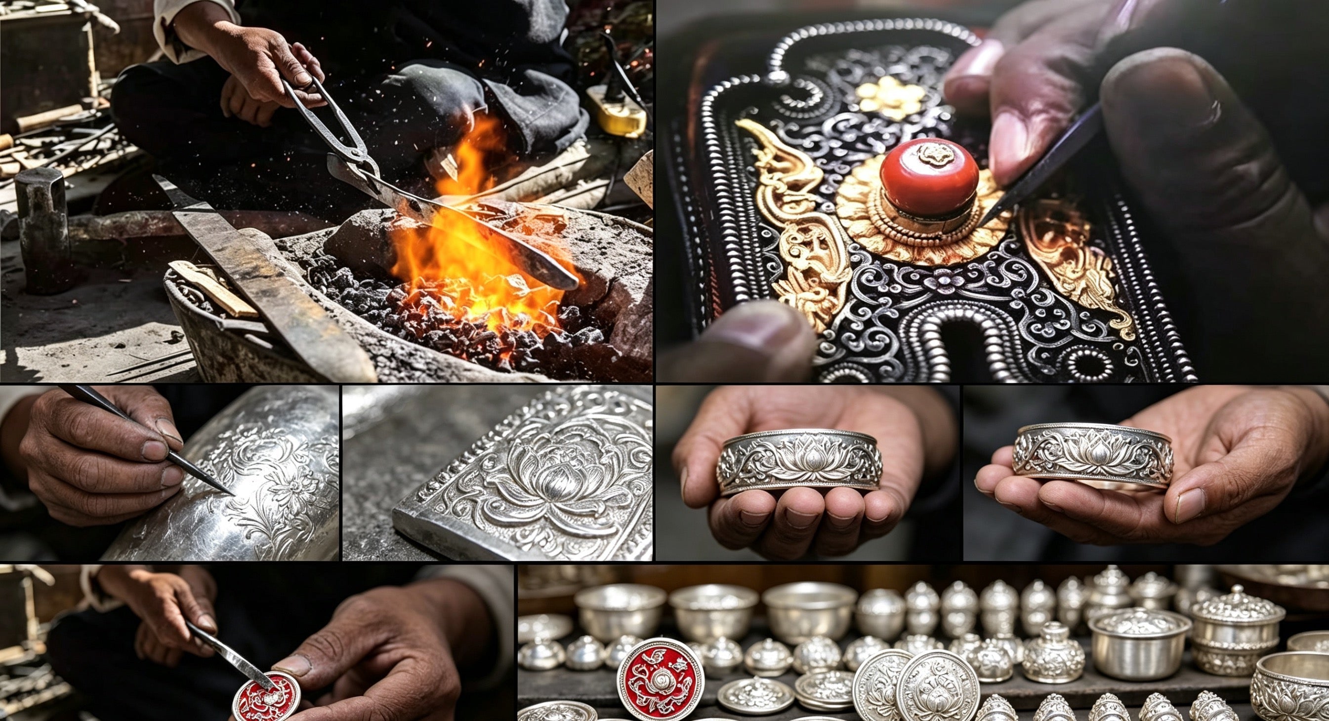 Tibetan Gold &amp; Silver Repoussé: Millennia-Old Intangible Metal Craft for Ritual Vessels &amp; Jewelry