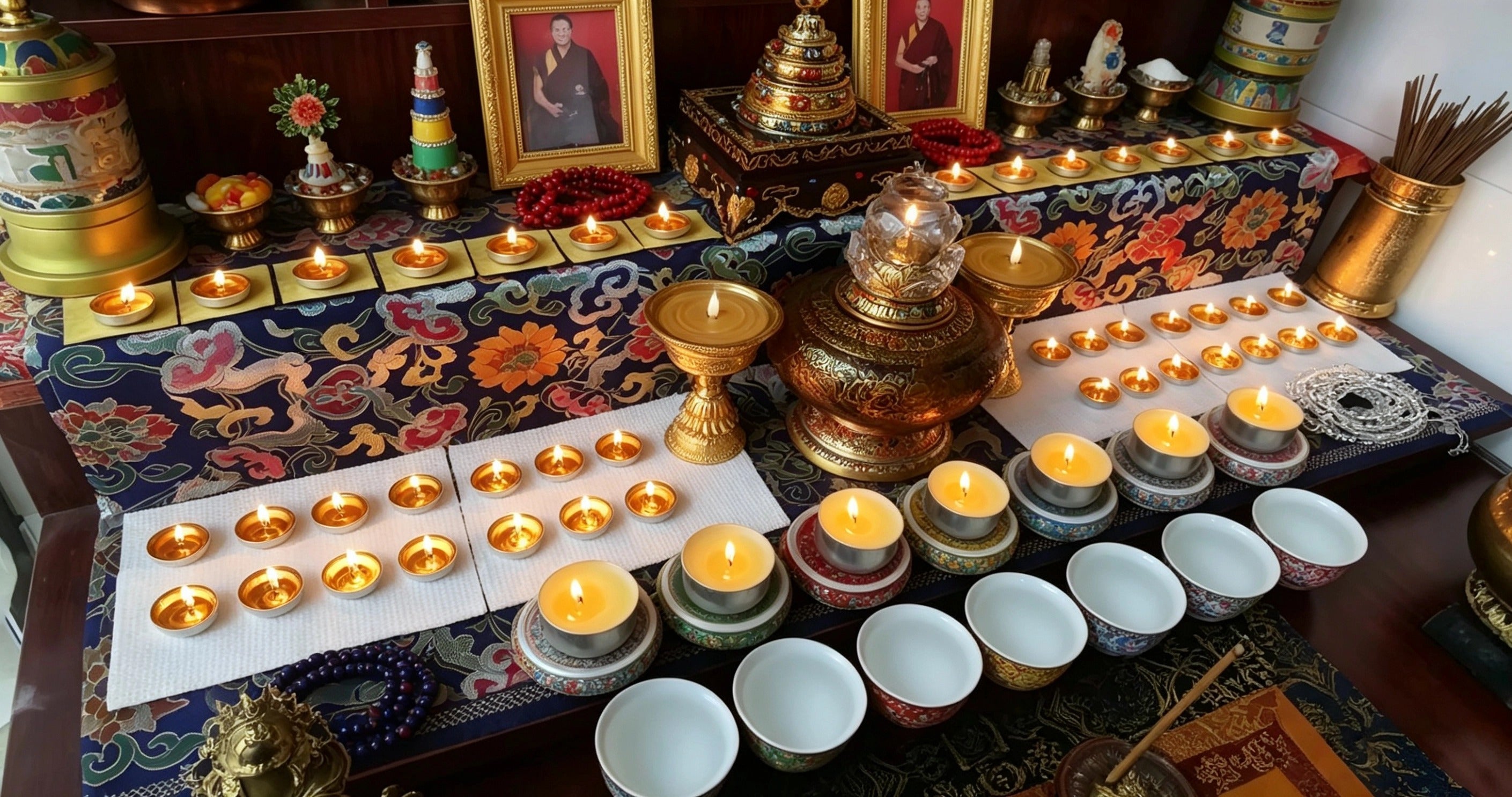 Tibetan Buddhist Fire &amp; Water Offerings: Spiritual Connotations and Folk Origins