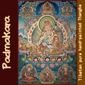 Hand-Painted Tibetan Thangka | Padmakara| Collectible Tibetan Art, Traditional Wall Decor for Home & Meditation Space